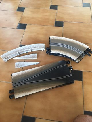 scalextric curva superdeslizante