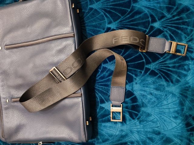 Borsa Fedon porta PC blu