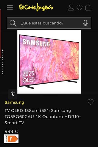 Televisor Samsung 55" sin abrir 55 pulgadas
