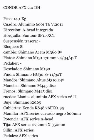 Bicicleta MTB Enduro Marca Intense