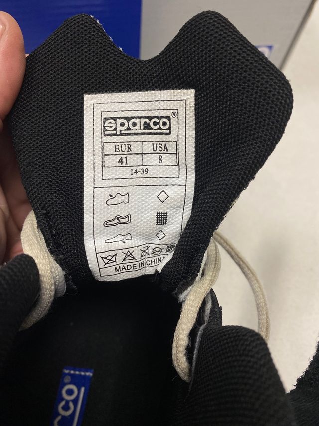 botas sparco karting