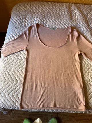 camiseta rosa