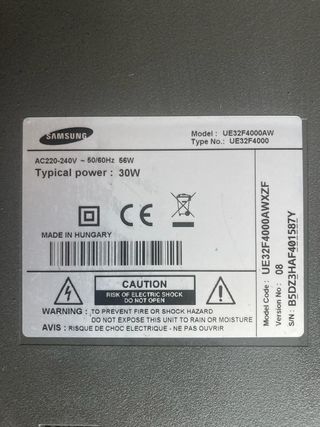 TV Samsung 32" Led, Full HD, no Smart TV