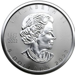 1 onza Canadá 5 Dólares 2023. Aullido del lobo