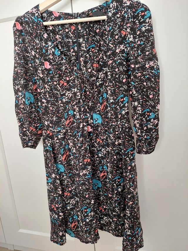 Vestido estampado Maje