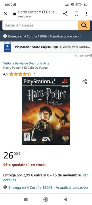 Harry Potter el cáliz de fuego (PS2)