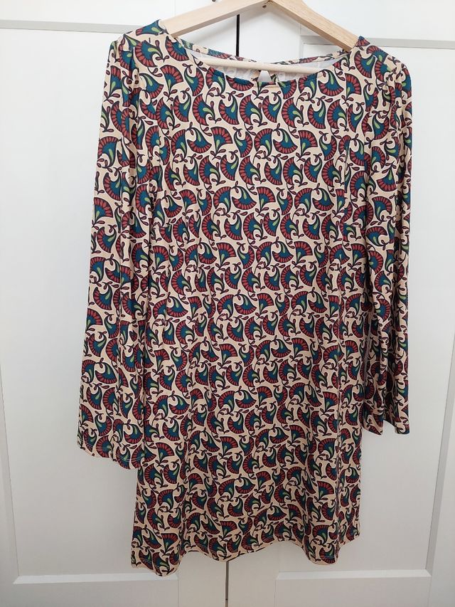 Vestido estampado Blanco