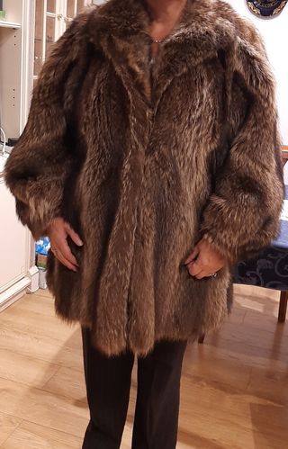 Abrigo de piel de Marmota