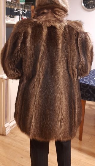 Abrigo de piel de Marmota