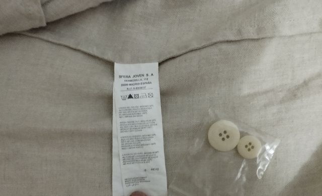 Americana Lino hombre nueva