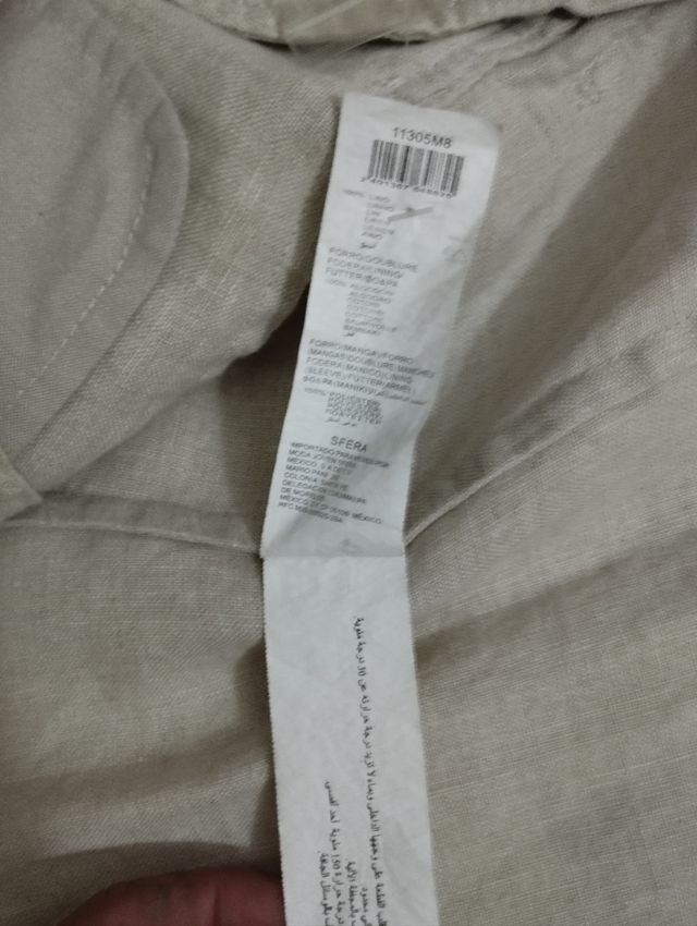 Americana Lino hombre nueva