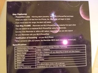 LOCALIZADOR iReminder SB10 , NUEVO