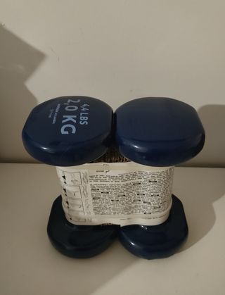 2 pesas de 2 kg Decathlon nuevas