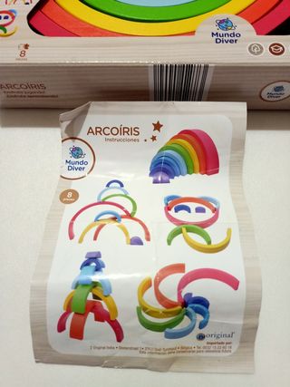 Arco iris madera