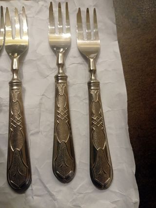 Forchettine argento 800