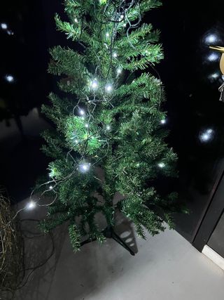 albero di natale piu luci 150cm