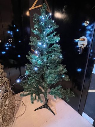 albero di natale piu luci 150cm