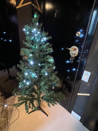 albero di natale piu luci 150cm