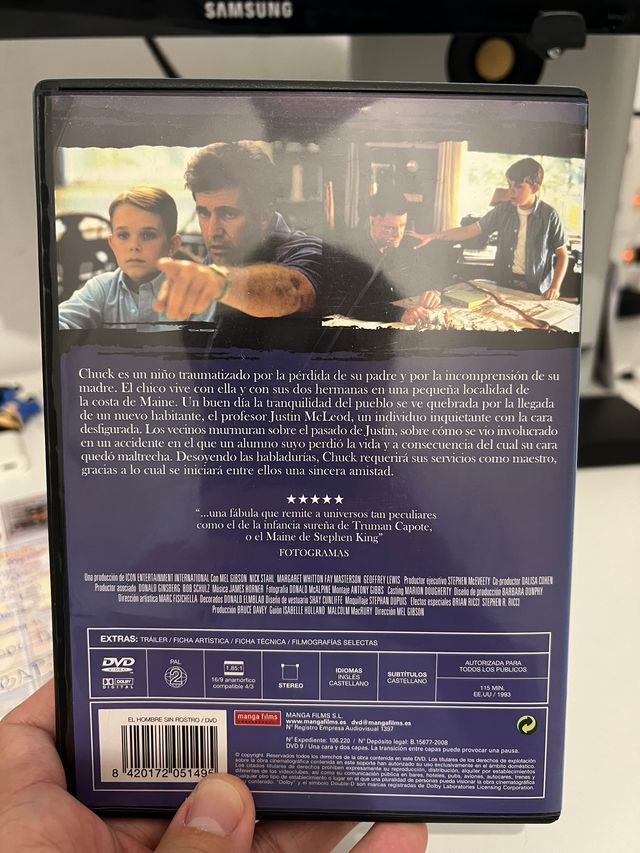 EL HOMBRE SIN ROSTRO - DVD