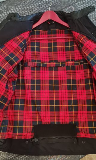 CHAQUETA CUERO MOTO
