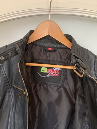 Chaqueta moto piel BSTAR