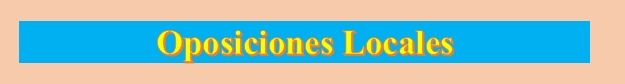 Material Oposiciones locales