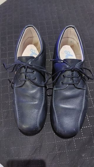 Zapato mocasines azul marino
