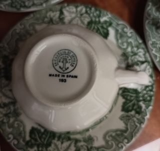 Juego de café de la Cartuja de Sevilla