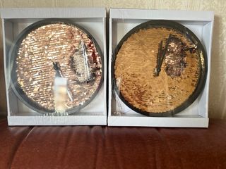 orologio da parete con paillettes