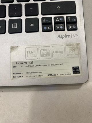Computer portatile Acer Aspire V5-123
