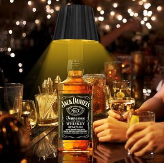 2 Lámparas recargable RGB para botellas