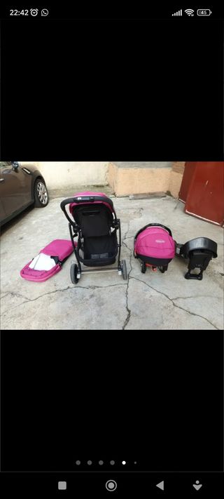 Trio Carro Bebé Graco Evo