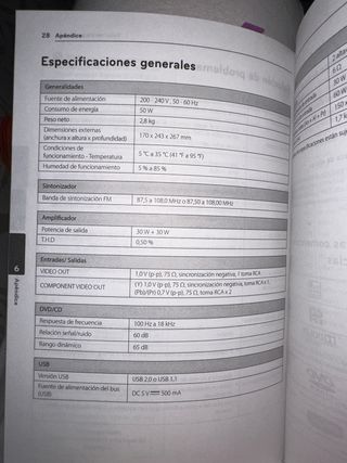 Minicadena DVD Micro Hi-Fi Sys XB66