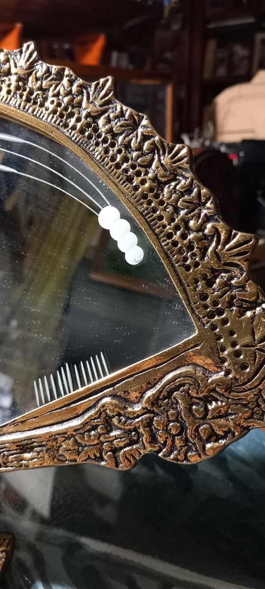 ABANICO ESPEJO Y BRONCE