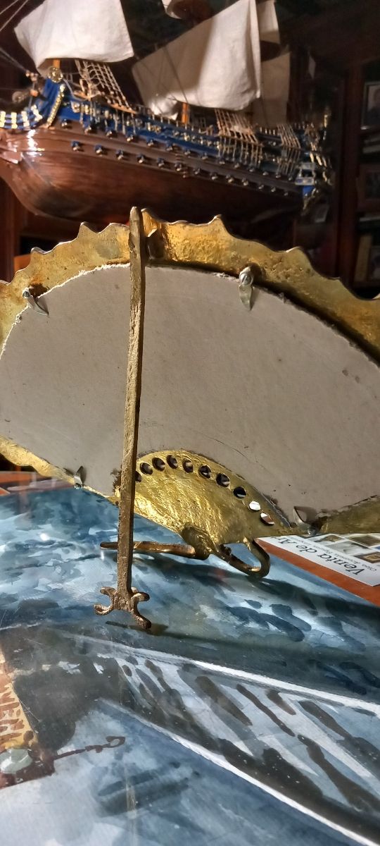 ABANICO ESPEJO Y BRONCE