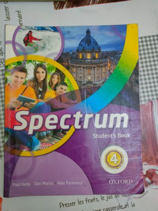 Libro inglés spectrum 4 Oxford 