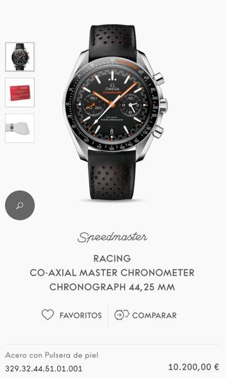 Reloj Omega Speedmaster Racing.