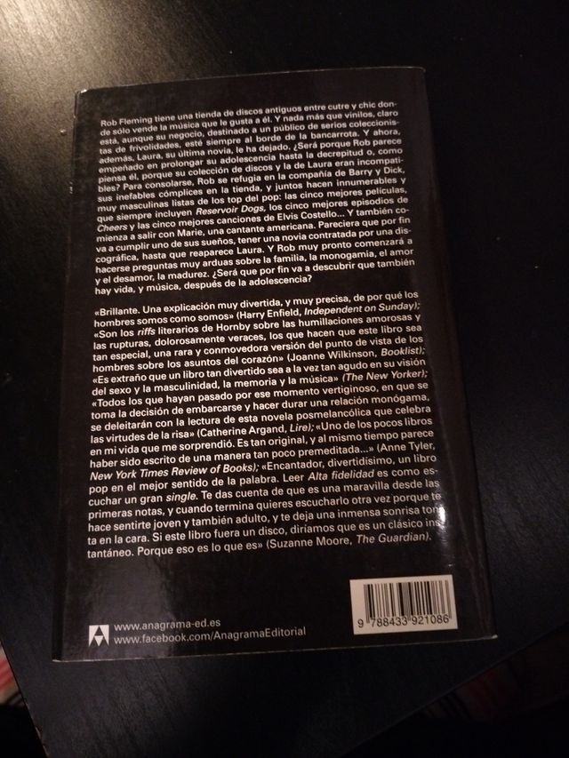 Alta fidelidad (Nick Hornby)