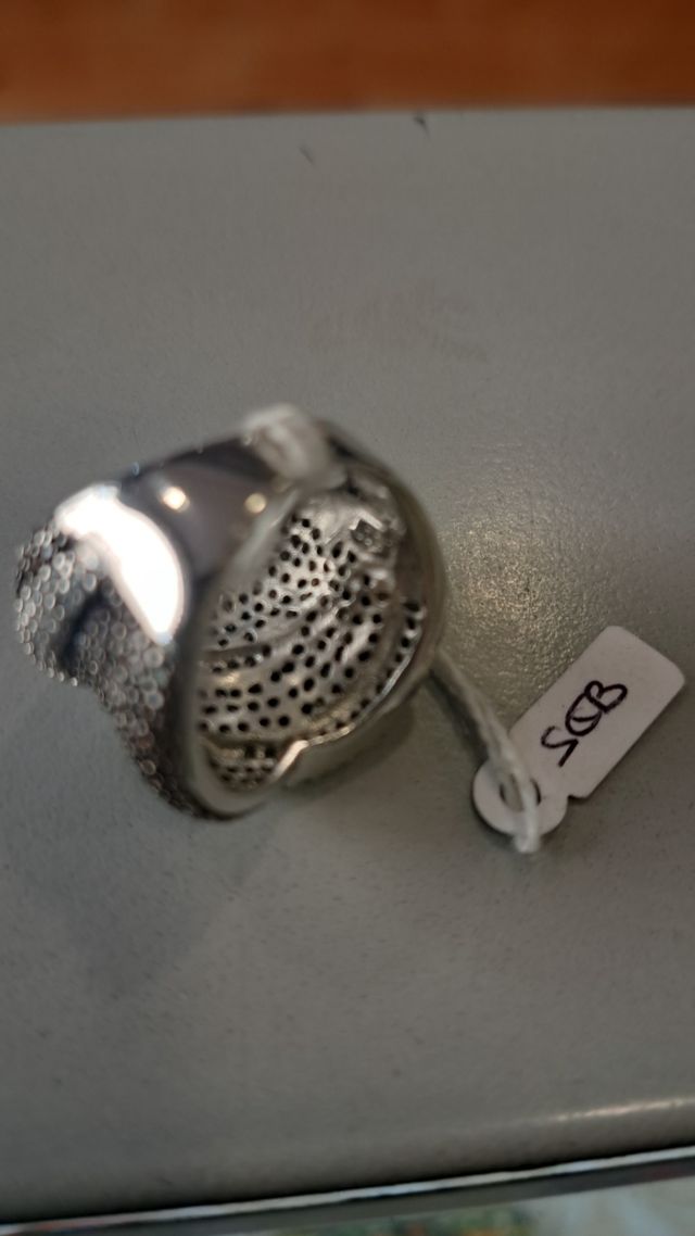 Anillo Plata 925 y circonitas.