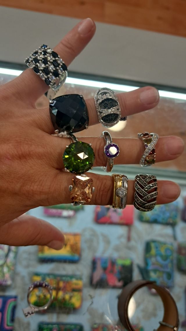 Anillos Plata 925 y piedras circonitas.