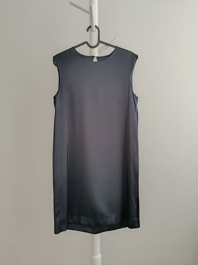 Mango. Vestido fiesta azul. Como nuevo