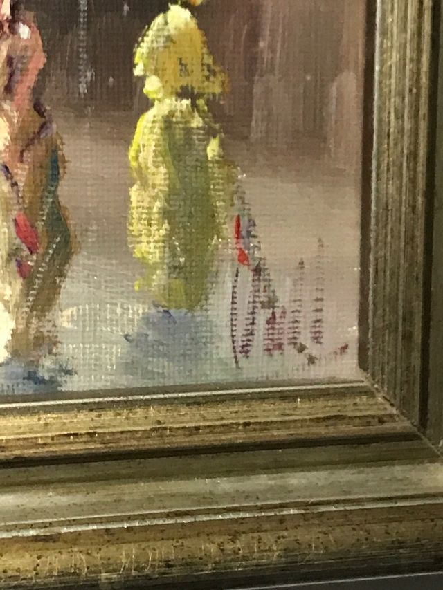 VALL oleo sobre lienzo