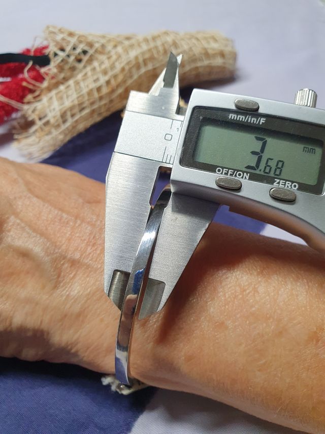 Pulsera Esclava Oro Blanco 18kt