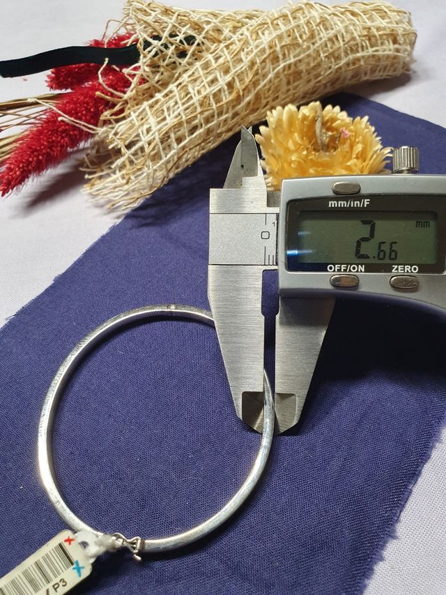 Pulsera Esclava Oro Blanco 18kt