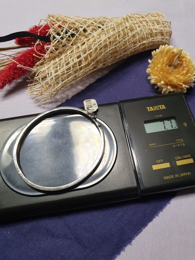 Pulsera Esclava Oro Blanco 18kt