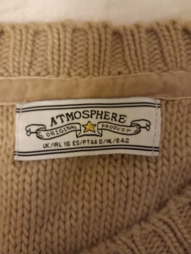 Maglione beige Atmosphere tg S/M