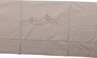 Sábanas, cama 150. 100% algodón batista color crem