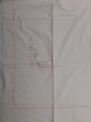 Sábanas, cama 150. 100% algodón batista color crem