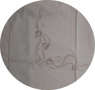 Sábanas, cama 150. 100% algodón batista color crem