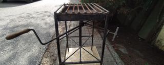 BARBECUE ARTIGIANALE REGOLABILE IN ALTEZZA